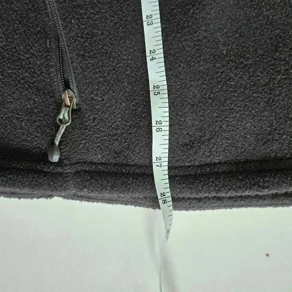 Eddie Bauer 365 mens fleece black full zip outdoor vest size XL